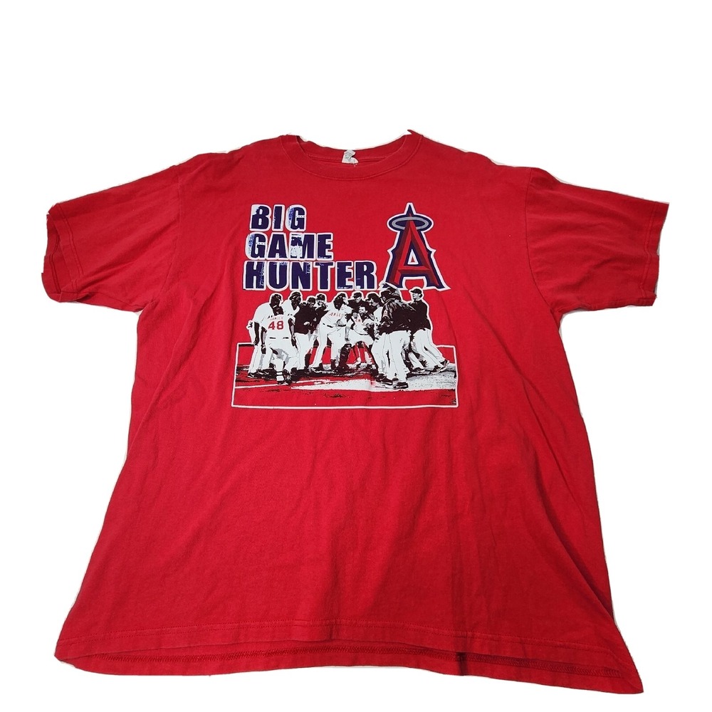 Stadium Giveaway Torii Hunter Los Angeles Angels MLB Big Game Hunter Size XL Red